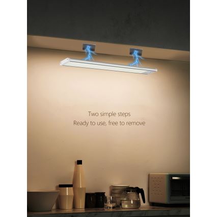 Φωτιστικό LED κάτω ντουλαπιού CABINET-4 με αισθητήρα PIR LED/1,5W/230V 1100mAh 4000K