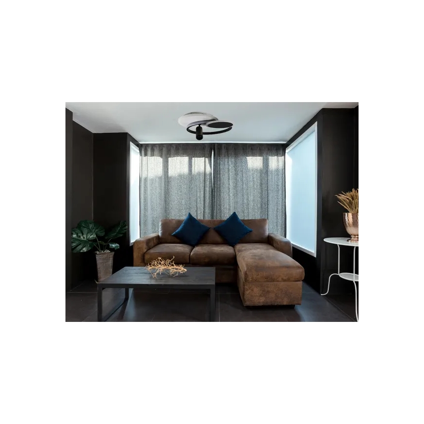 LED Dimmable φωτιστικό οροφής LED/65W/230V 3000-6500K λευκό/μαύρο + τηλεχειριστήριο