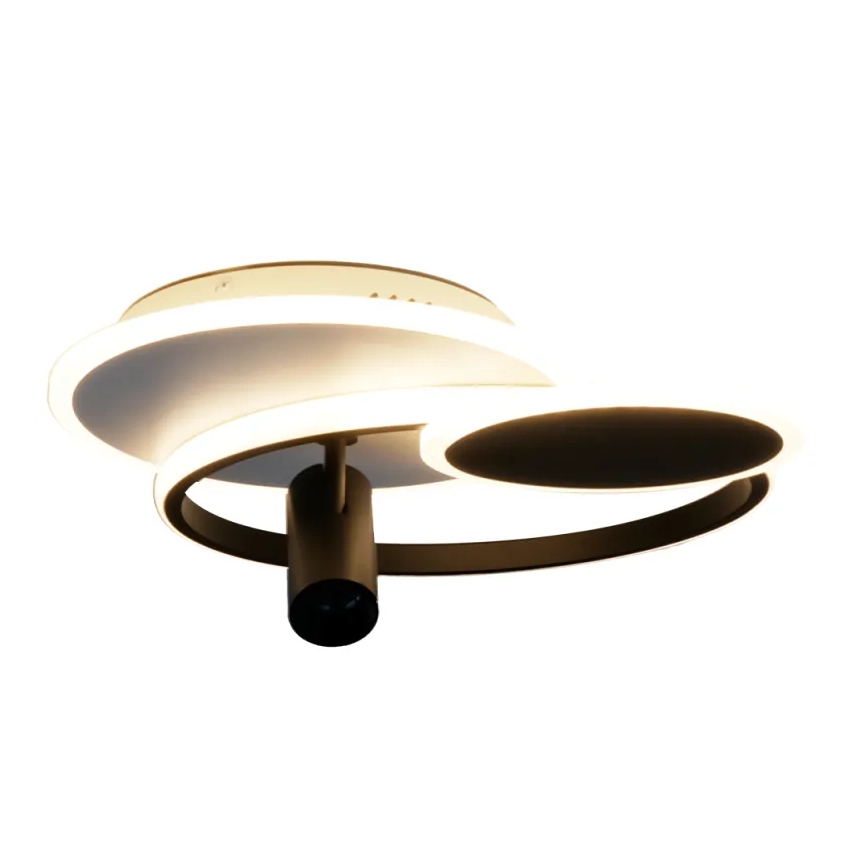 LED Dimmable φωτιστικό οροφής LED/65W/230V 3000-6500K λευκό/μαύρο + τηλεχειριστήριο