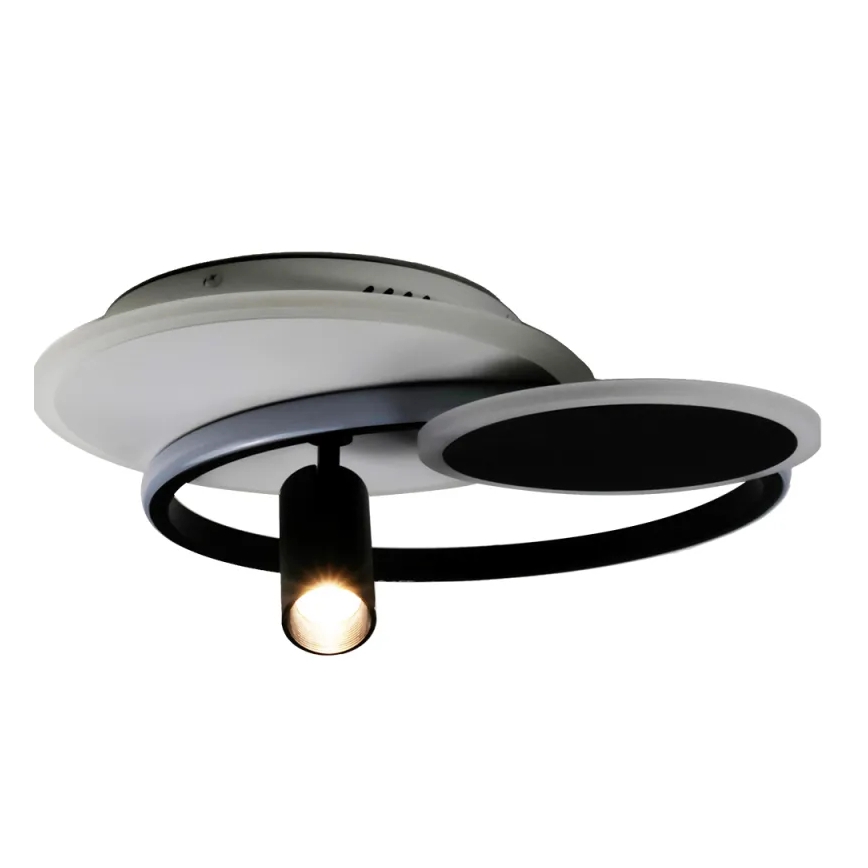 LED Dimmable φωτιστικό οροφής LED/65W/230V 3000-6500K λευκό/μαύρο + τηλεχειριστήριο
