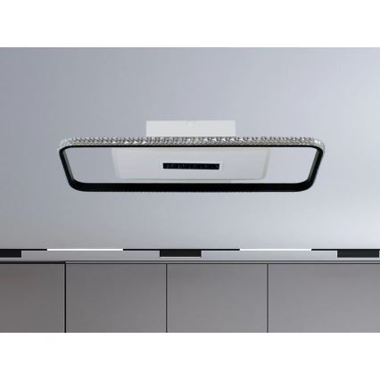 LED Dimmable φωτιστικό οροφής LED/75W/230V 3000-6500K λευκό/μαύρο + τηλεχειριστήριο