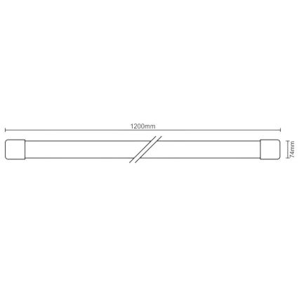 LED Φωτιστικό φθορίου LED/36W/230V 4000K 120 cm