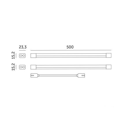 LED Φωτιστικό για καλλιέργεια φυτών GROWLY 2xLED/8,5W/230V λευκό