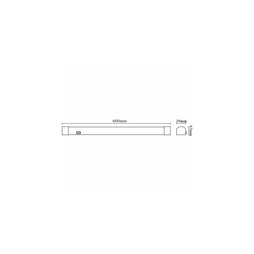LED φωτιστικό κάτω ντουλαπιού LED/15W/230V 60 cm IP44 λευκό