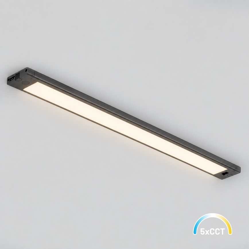 LED φωτιστικό κάτω από ντουλάπια LED/18W/230V 2700/3000/4000/5000/5700K 60 cm μαύρο
