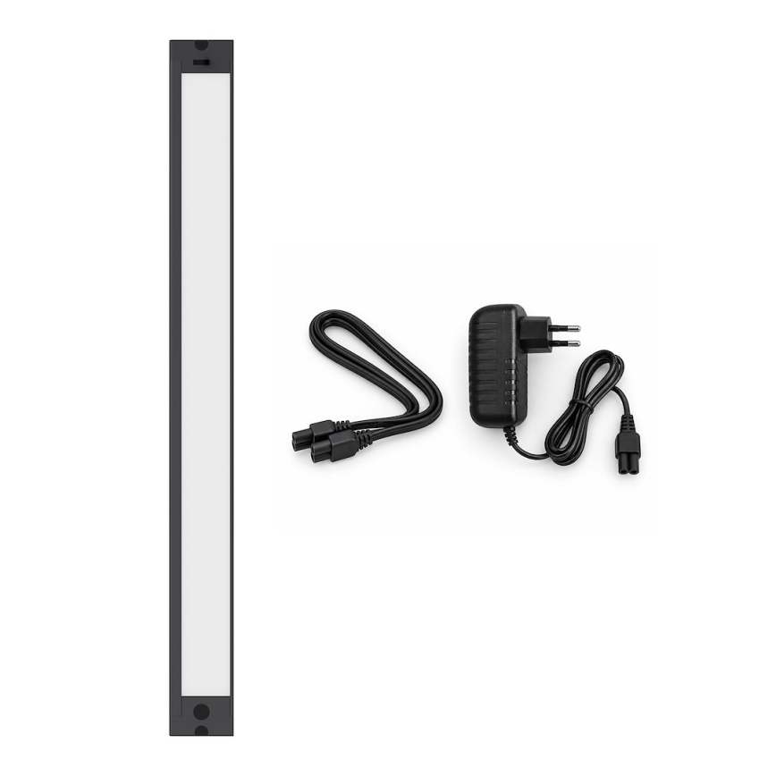 LED φωτιστικό κάτω από ντουλάπια LED/18W/230V 2700/3000/4000/5000/5700K 60 cm μαύρο