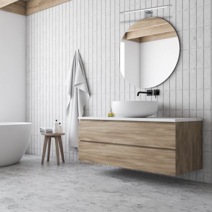 LED φωτιστικό καθρέφτη για μπάνιο SHINE LED/12W/230V 60 cm IP44 γυαλιστερό χρώμιο