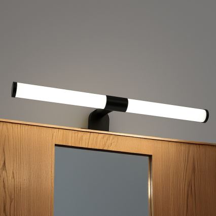 LED φωτιστικό καθρέφτη μπάνιου 2-σε-1 APA LED/6W/230V 40 cm IP44 μαύρο