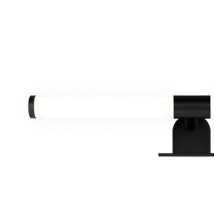LED φωτιστικό καθρέφτη μπάνιου 2-σε-1 APA LED/6W/230V 40 cm IP44 μαύρο