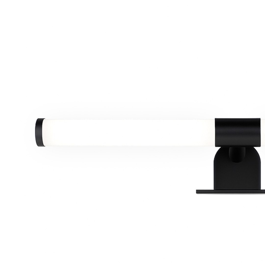 LED φωτιστικό καθρέφτη μπάνιου 2-σε-1 APA LED/6W/230V 40 cm IP44 μαύρο