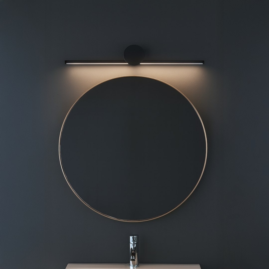 LED φωτιστικό καθρέφτη μπάνιου ARTIST LED/6W/230V 40 cm IP44 μαύρο