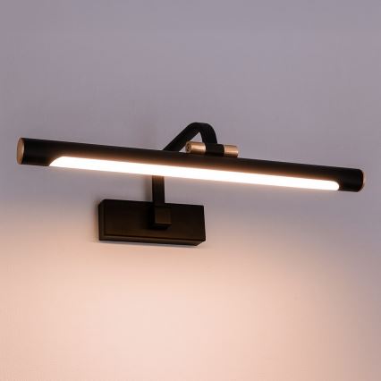 LED φωτιστικό καθρέφτη μπάνιου VINCI 12W/230V 40 cm IP44 μαύρο