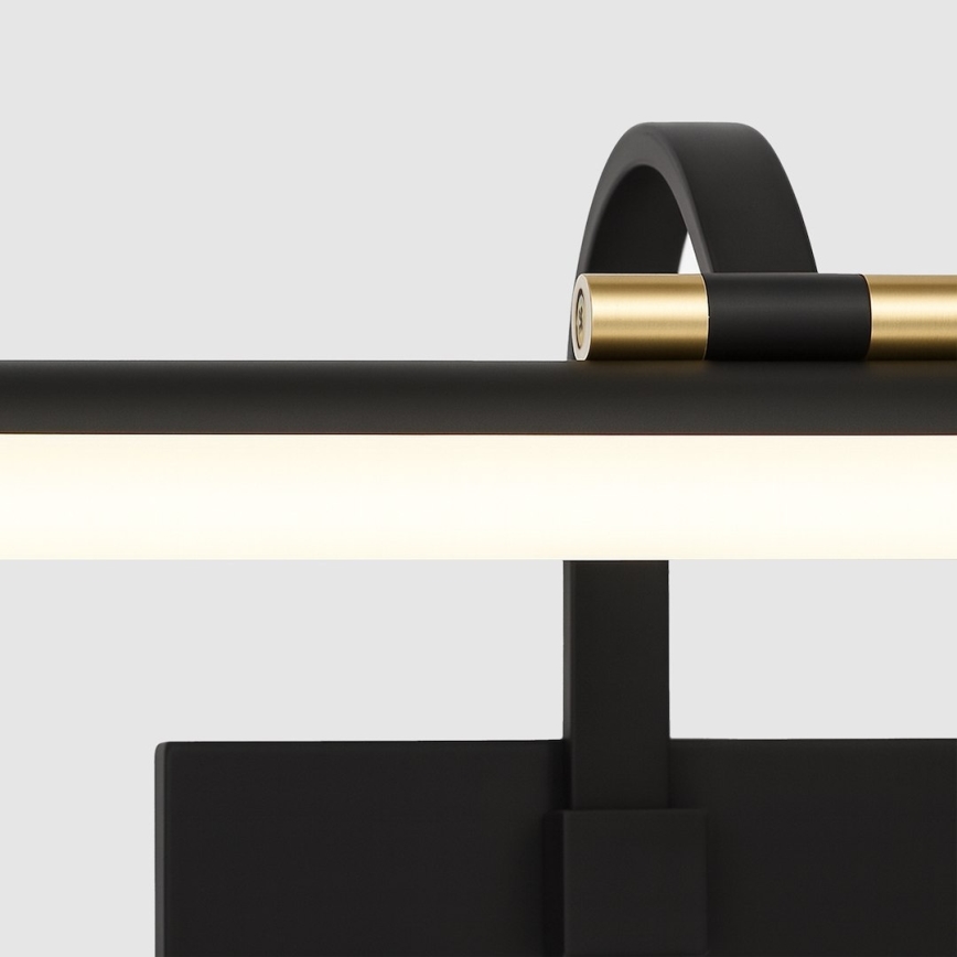 LED φωτιστικό καθρέφτη μπάνιου VINCI 12W/230V 40 cm IP44 μαύρο