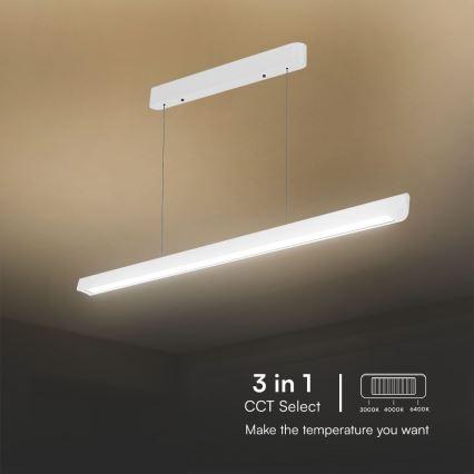 Φωτιστικό LED με καλώδιο LED/36W/230V 3000/4000/6400K λευκό