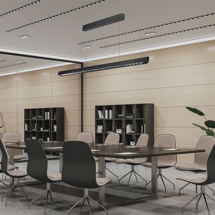 Φωτιστικό LED με καλώδιο LED/36W/230V 3000/4000/6400K μαύρο