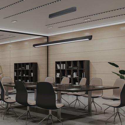 Φωτιστικό LED με καλώδιο LED/36W/230V 3000/4000/6400K μαύρο