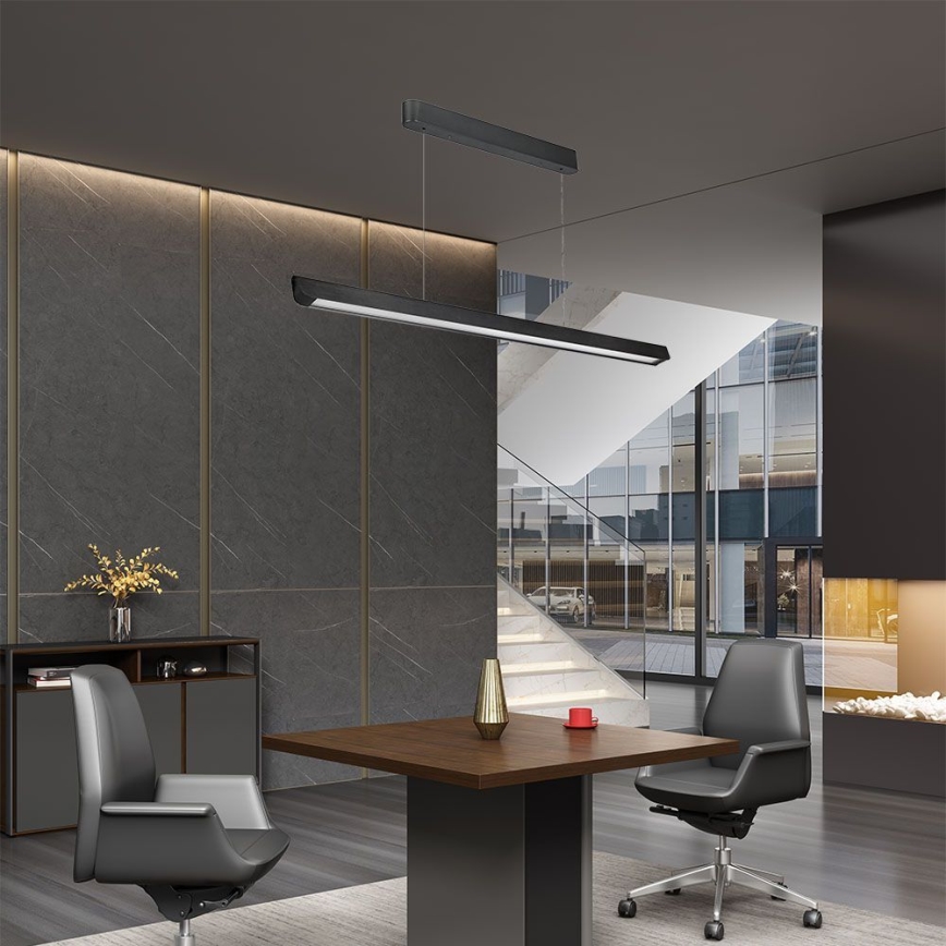 Φωτιστικό LED με καλώδιο LED/36W/230V 3000/4000/6400K μαύρο