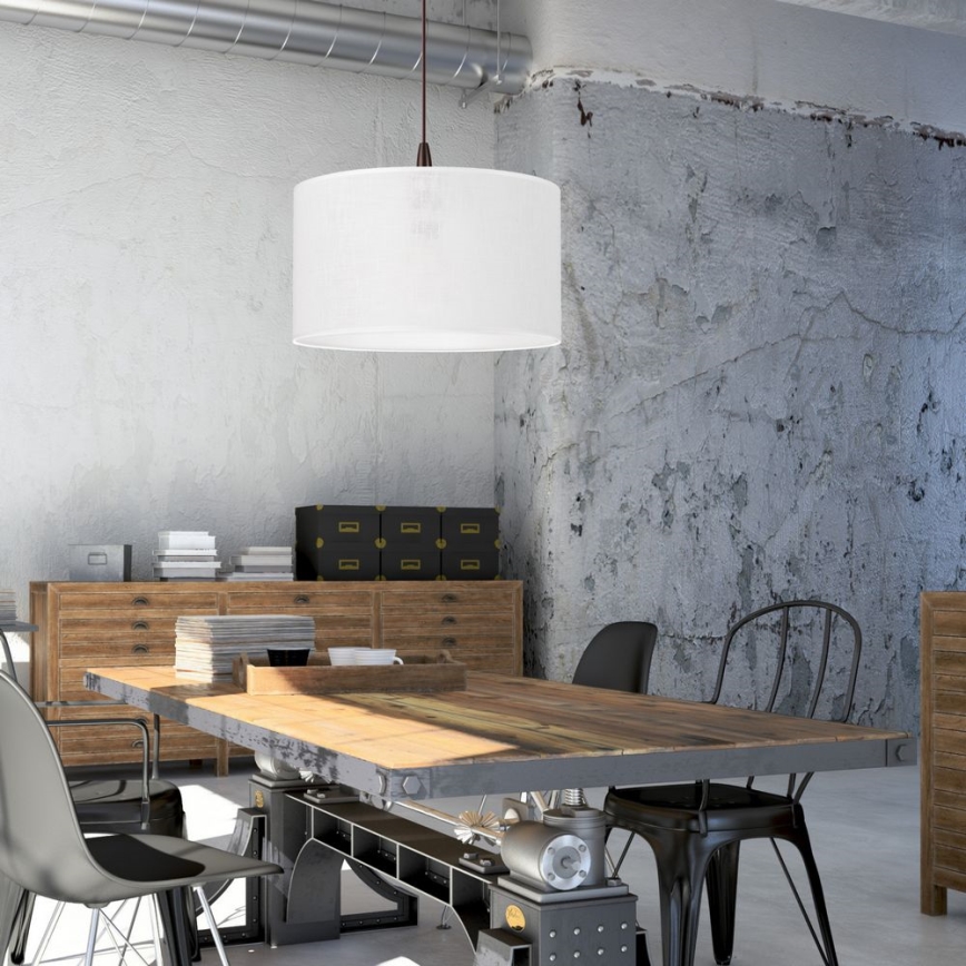 Φωτιστικό LED με καλώδιο NOEL 1xE27/60W/230V λευκό