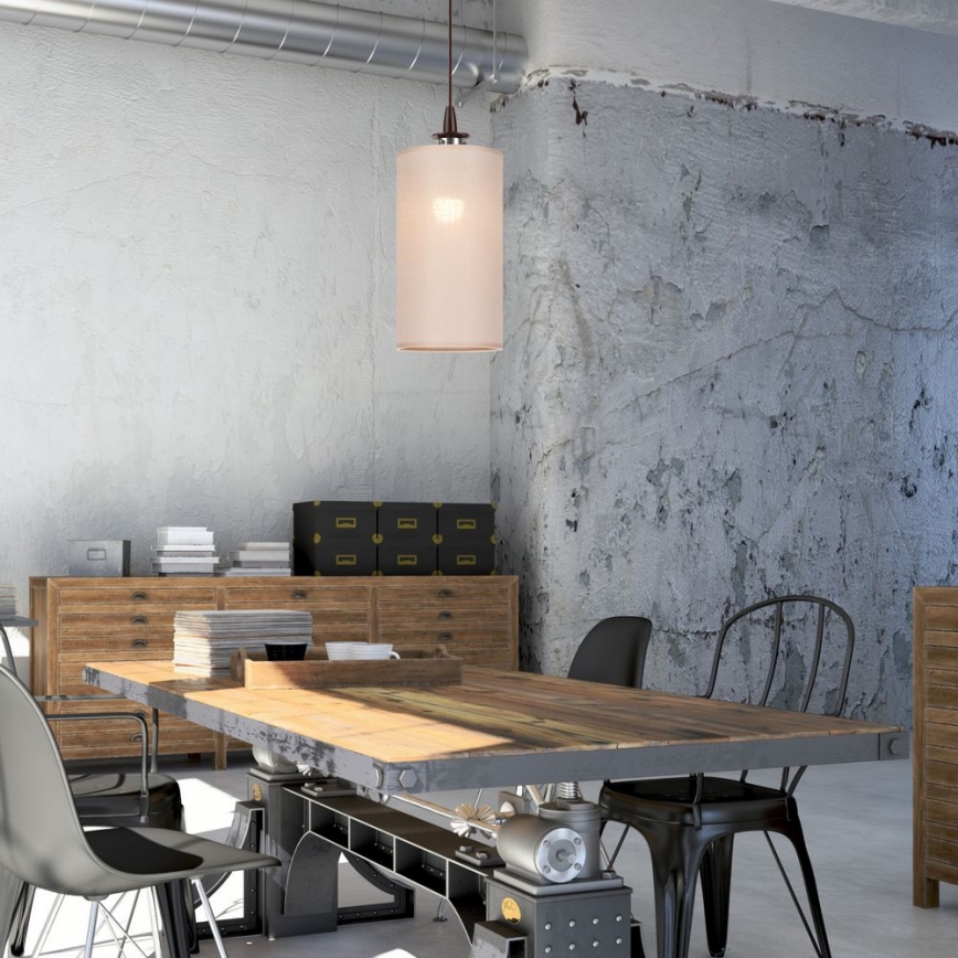 Φωτιστικό LED με καλώδιο NOEL MINI 1xE27/60W/230V μπεζ