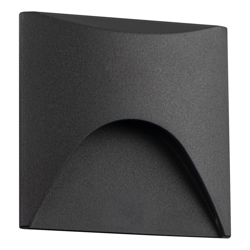 LED φωτιστικό σκάλας EXIN LED/2,5W/230V 4000K IP65 ανθρακί τετράγωνο