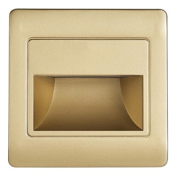 LED φωτιστικό σκάλας STEP LIGHT NET LED/1,5W/30V χρυσό