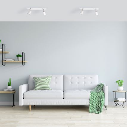 LED Φωτιστικό σποτ LED TUNE 2xGU10/4,8W/230V λευκό