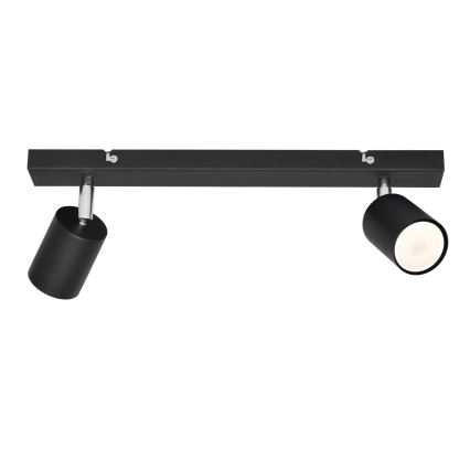 LED Φωτιστικό σποτ LED TUNE 2xGU10/4,8W/230V μαύρο