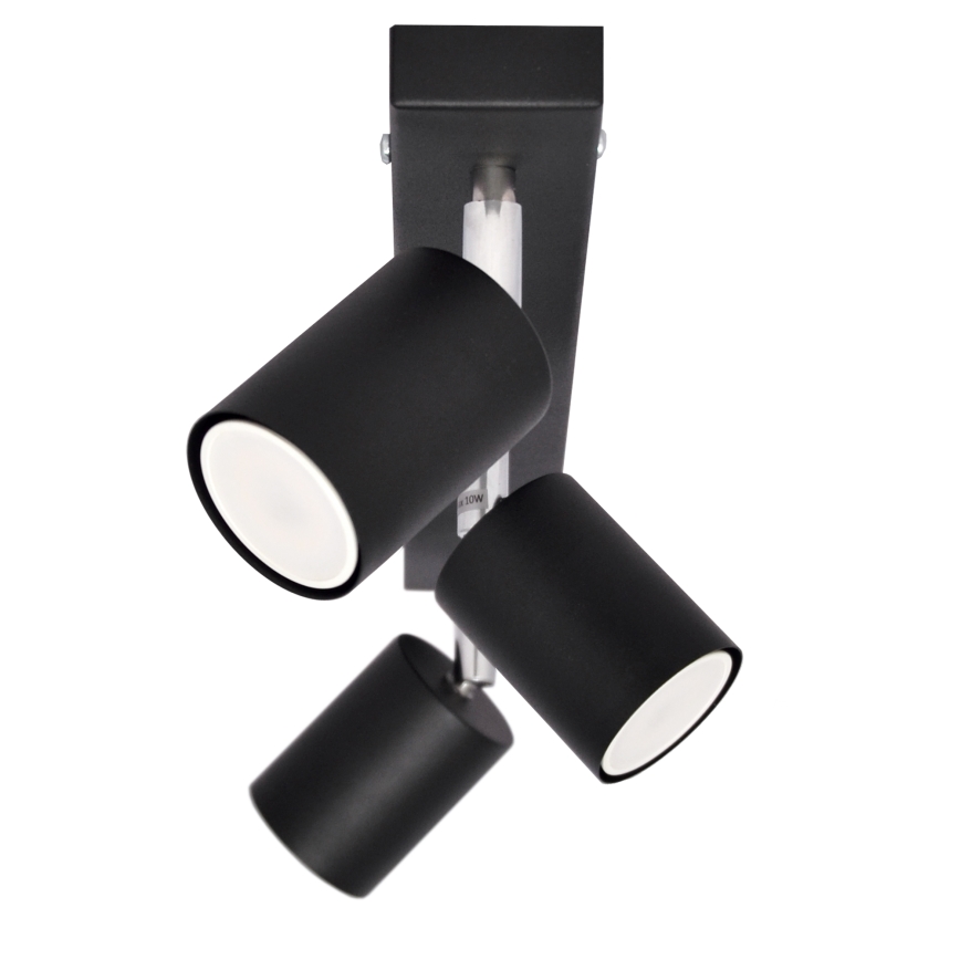 LED Φωτιστικό σποτ LED TUNE 3xGU10/4,8W/230V μαύρο