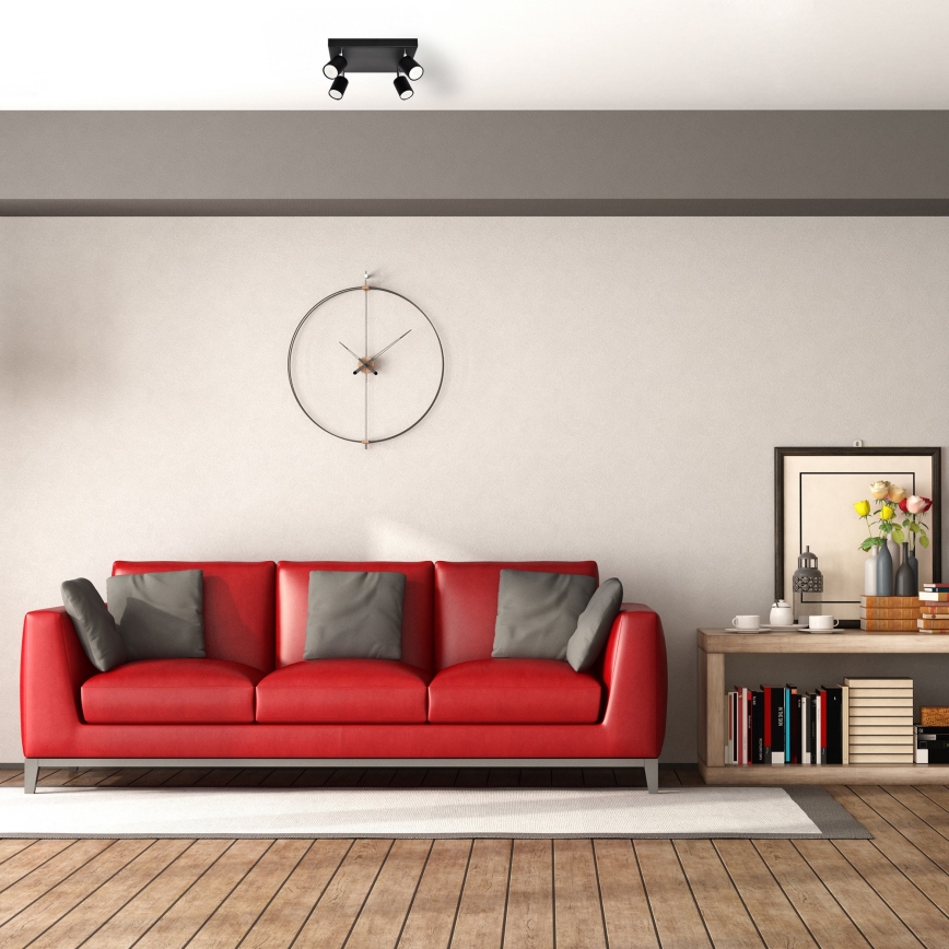 LED Φωτιστικό σποτ LED TUNE 4xGU10/4,8W/230V μαύρο