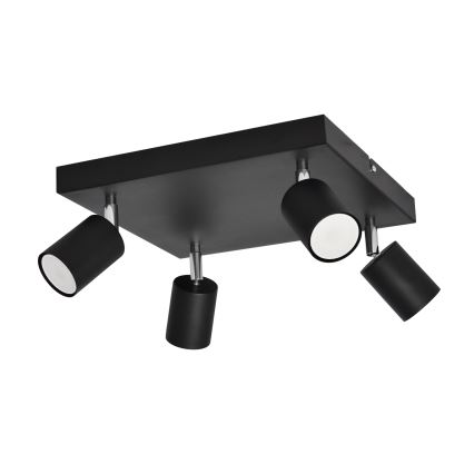 LED Φωτιστικό σποτ LED TUNE 4xGU10/4,8W/230V μαύρο