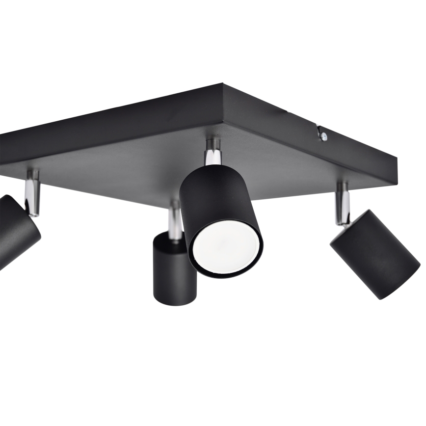 LED Φωτιστικό σποτ LED TUNE 4xGU10/4,8W/230V μαύρο