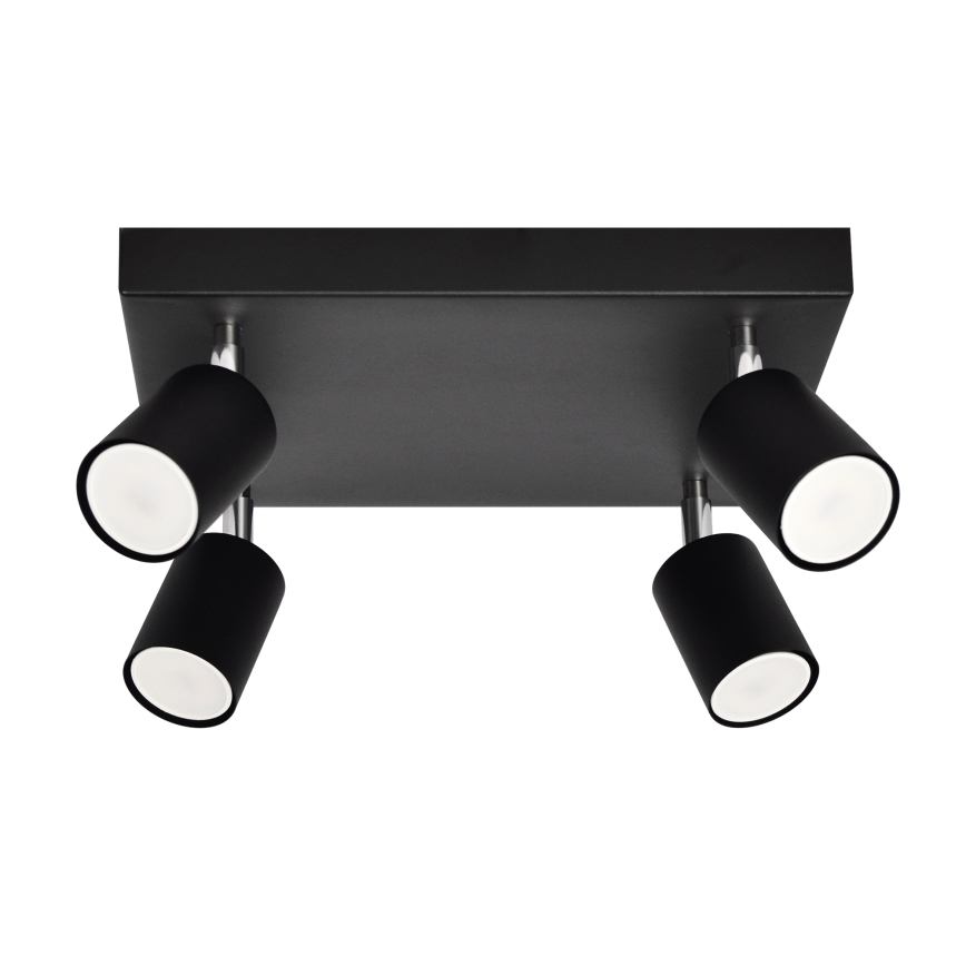 LED Φωτιστικό σποτ LED TUNE 4xGU10/4,8W/230V μαύρο