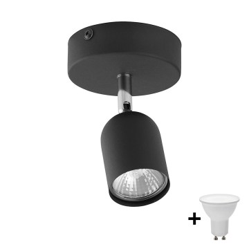 LED φωτιστικό σποτ TOP 1xGU10/10W/230V μαύρο