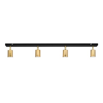 LED Φωτιστικό σποτ TUNE 4xGU10/4,8W/230V χρυσαφί/μαύρο