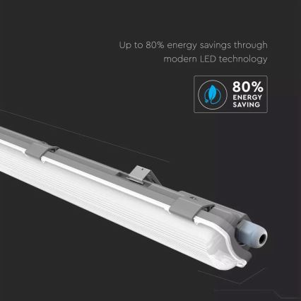 LED Τεχνικό φωτιστικό φθορισμού T8 1xG13/18W/230V 4000K 120cm IP65