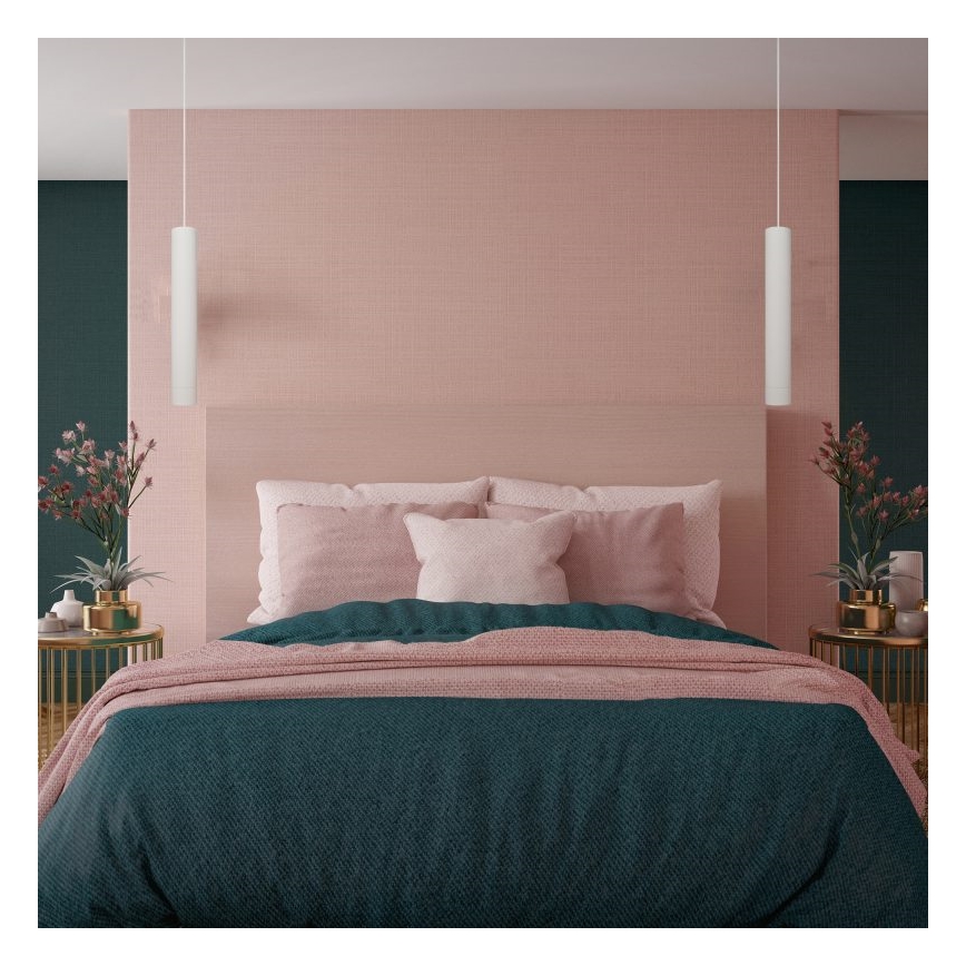 Φωτιστικό LED κρεμαστό με καλώδιο TUBA 1xGU10/4,8W/230V λευκό