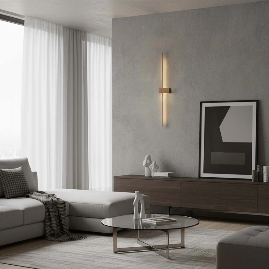 LED φωτιστικό τοίχου AISHA LED/12W/230V 4000K χρυσό