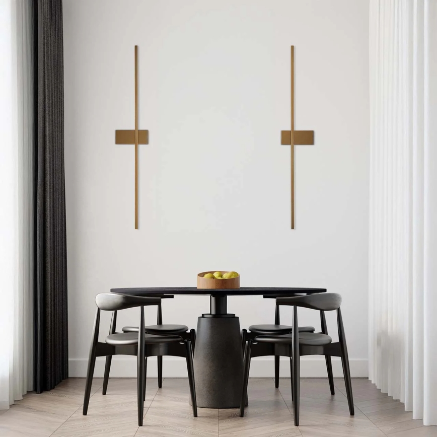 LED φωτιστικό τοίχου AISHA LED/12W/230V 4000K χρυσό