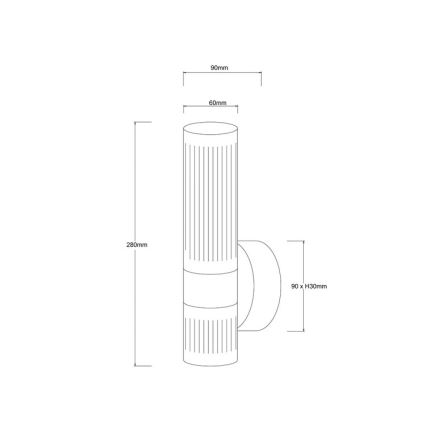 LED φωτιστικό τοίχου AMBIENTE LED/6W/230V 3000/4000/6000K χρυσό