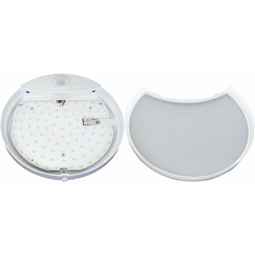 LED Φωτιστικό τοίχου εξωτερικού χώρου με αισθητήρα HIBIS LED/15W/230V IP44