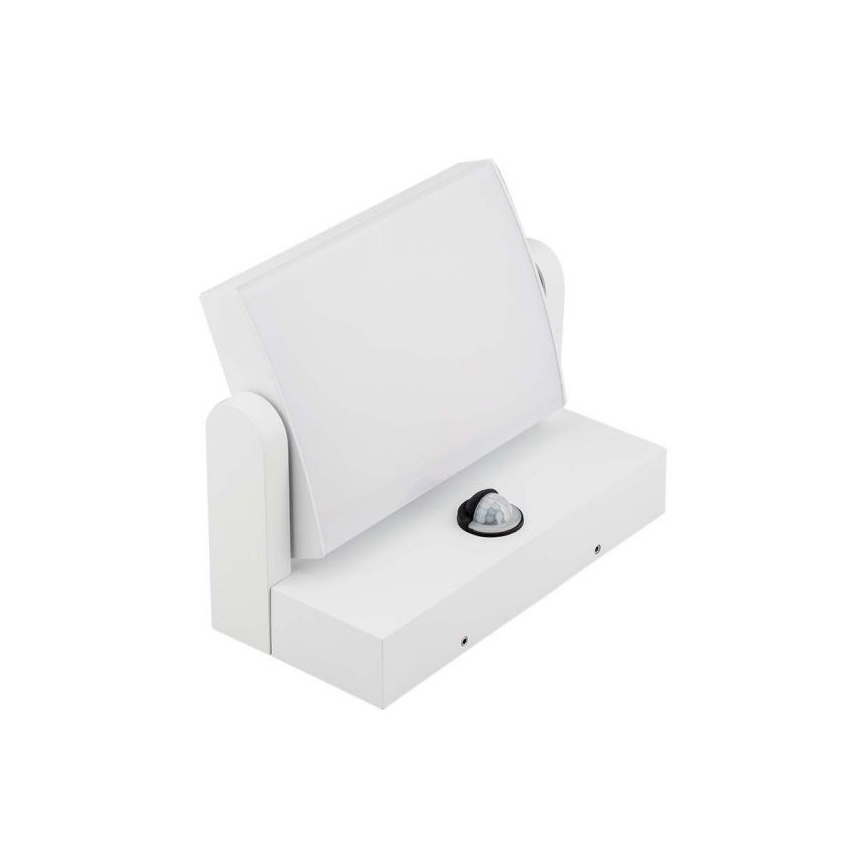 LED Φωτιστικό τοίχου εξωτερικού χώρου με αισθητήρα LED/17W/230V 4000K IP65 λευκό