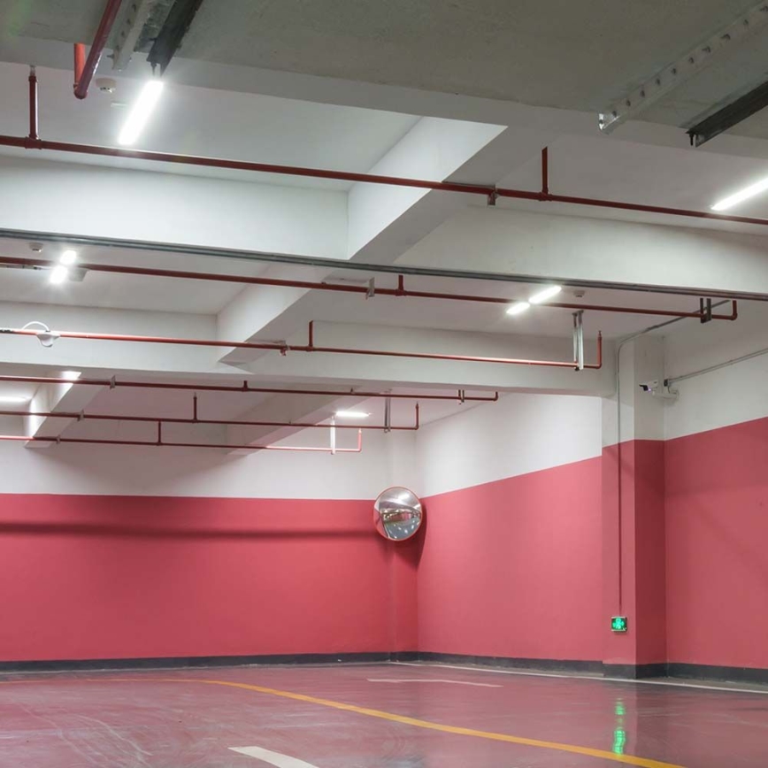 Τεχνικό LED φωτιστικό τύπου φθορισμού με αισθητήρα κίνησης και σούρουπου LED/48W/230V IP65 4000K 150 cm