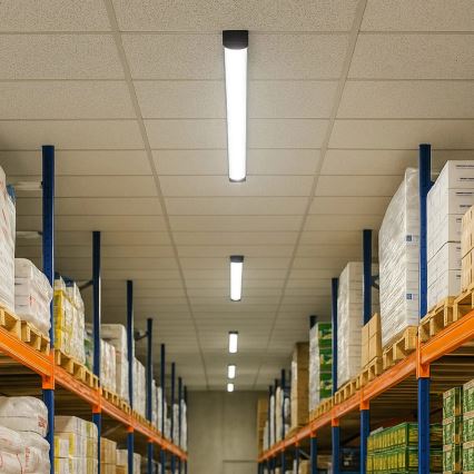 LED Φωτιστικό τύπου φθορίου LED/18W/230V 4000K 60 cm μαύρο