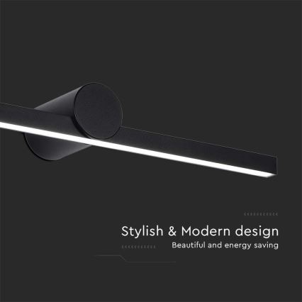 LED φωτιστικό για καθρέφτη μπάνιου 10W/230V 3000K IP65 μαύρο