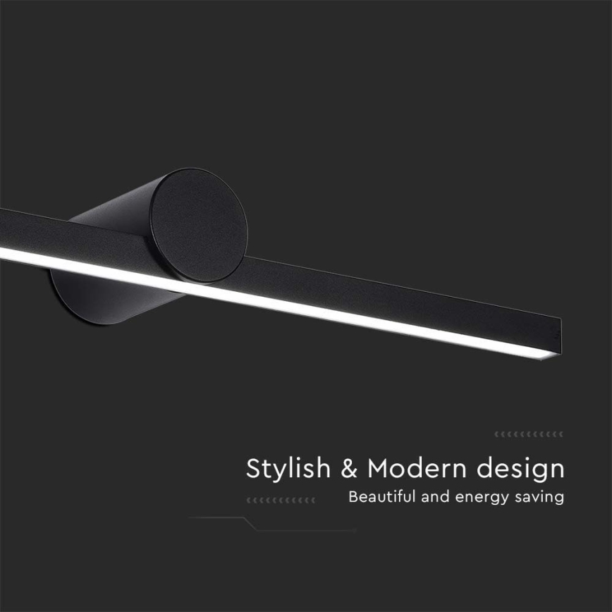 LED φωτιστικό για καθρέφτη μπάνιου 10W/230V 3000K IP65 μαύρο