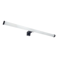 LED φωτιστικό για καθρέφτη μπάνιου/12W/230V 59,5 cm IP44 μαύρο
