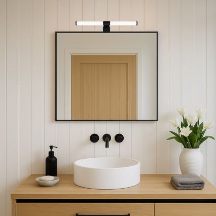 LED φωτιστικό για καθρέφτη μπάνιου APA LED/6W/230V 40 cm IP44 μαύρο