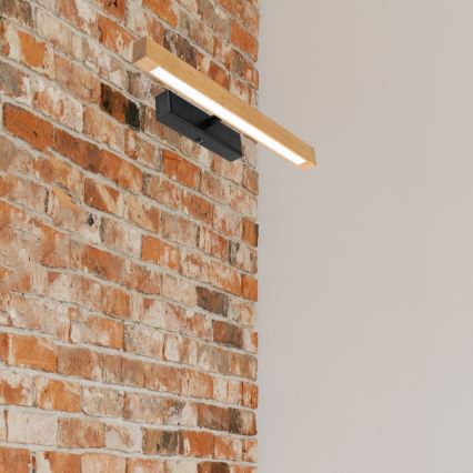 LED φωτιστικό για πίνακες VERDE LED/5,5W/230V 3000K 46 cm δρυς/μαύρο