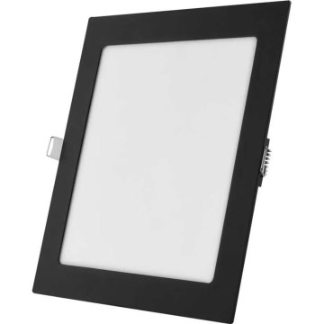 LED φωτιστικό για ψευδοροφή NEXXO LED/18W/230V 3000/3500/4000K μαύρο 22,5 x 22,5 cm