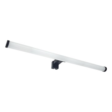 LED φωτιστικό για καθρέφτη μπάνιου/12W/230V 59,5 cm IP44 μαύρο